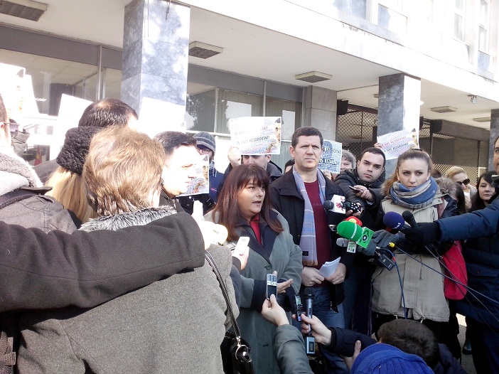[Фото] Новинарски протест во вторник против пресудата за Кежаровски