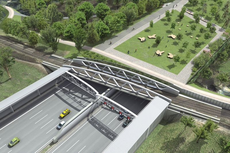 Паркови и населби ќе се градат над автопат во Хамбург