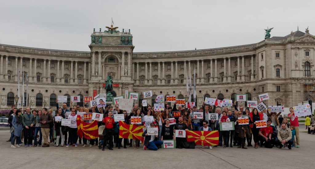 Поддршка за #Протестирам од Виена