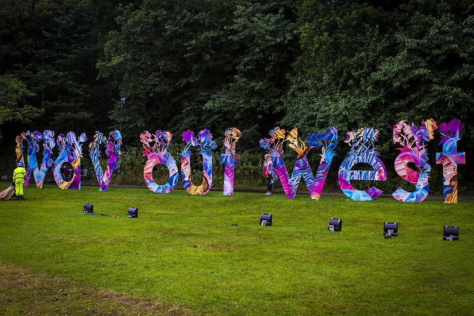 Way Out West Sign