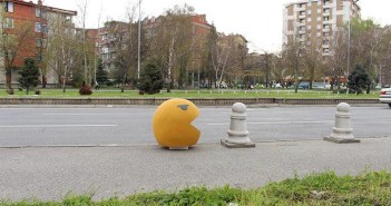 Урбана акција: Пакман го брани јавниот интерес во Аеродром