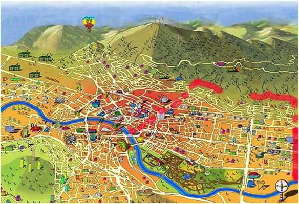 Визуелен приказ на Водно и Скопје