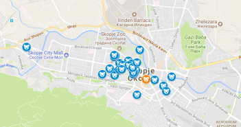 Мапа: Скопски кафулиња и објекти каде е дозволено внесување на кучиња