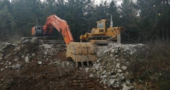 Го сакам Водно: Багерите работат без одобрение за новопроектираната гасоводна траса