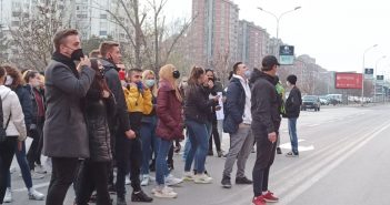 Средношколците се приклучуваат на денешниот студентски протест за јавниот превоз во Скопје