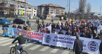 Усогласување на минималната плата со колективните договори преку протест побараа НСОН и НСП