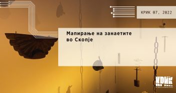 Мапирање на занаетите во Скопје – работилница во склоп на „КРИК 07“