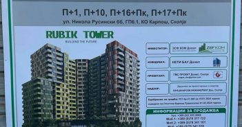 „О2 Иницијатива“ го повикува министерот Николоски да го поништи одобрението за 17-катницата во Карпош