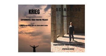 Проекција на експерименталниот видео театарски проект „KRIEG/A-C-I-N-S-E-L-A-K“ во среда во КИЦ