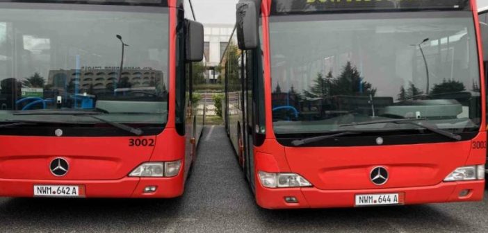 Јавниот превоз ќе се зајакне со 55 автобуси од приватниците, дел од нив сѐ уште се со странски таблички