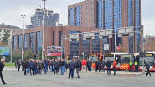 Гужви сообраќај Скопје 4