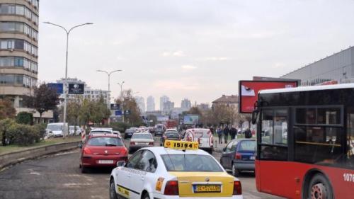 Гужви сообраќај Скопје 9